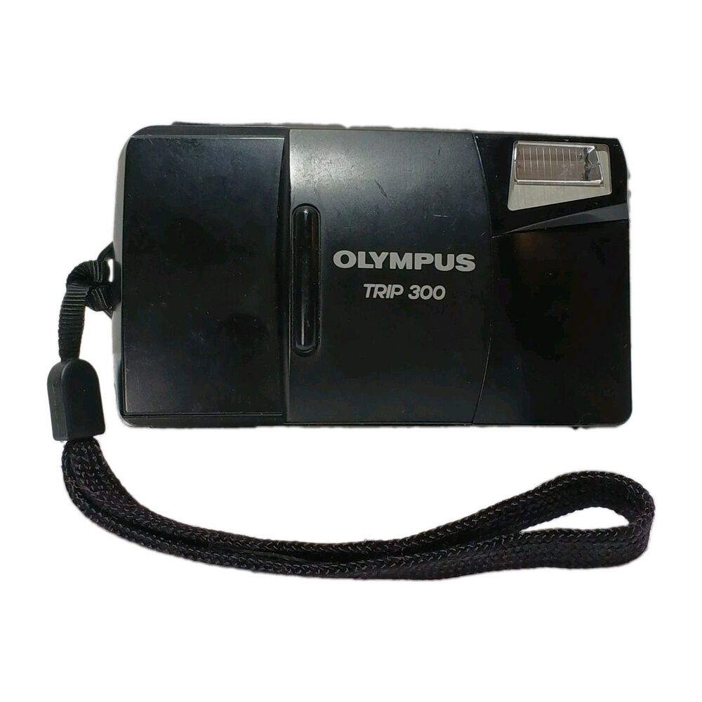 Olympus Trip 300 DX Compact Point & Shoot 35MM Film Camera, 1996 Auto Flash